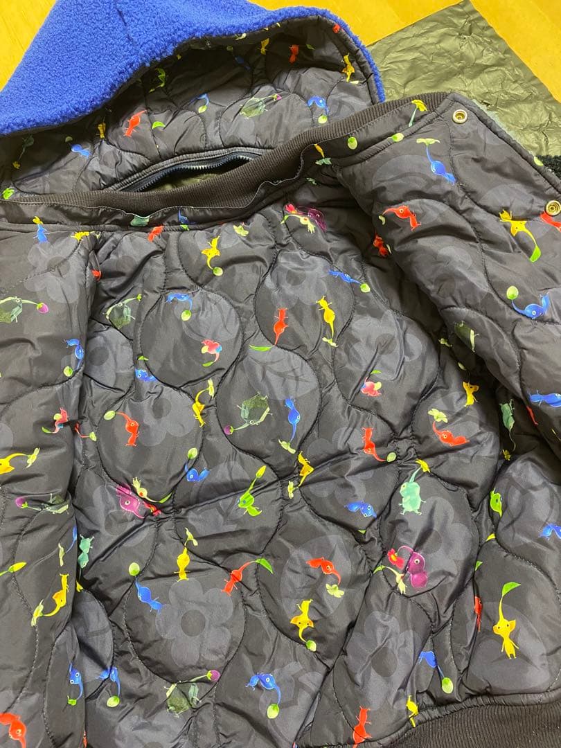 BREEZE ブリーズ コラボ ピクミン リバーシブルボアブルゾン　120cm