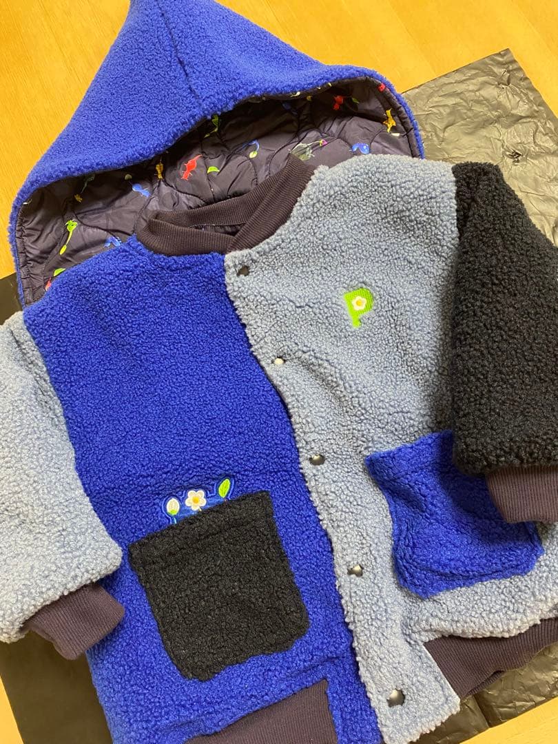 BREEZE ブリーズ コラボ ピクミン リバーシブルボアブルゾン　120cm