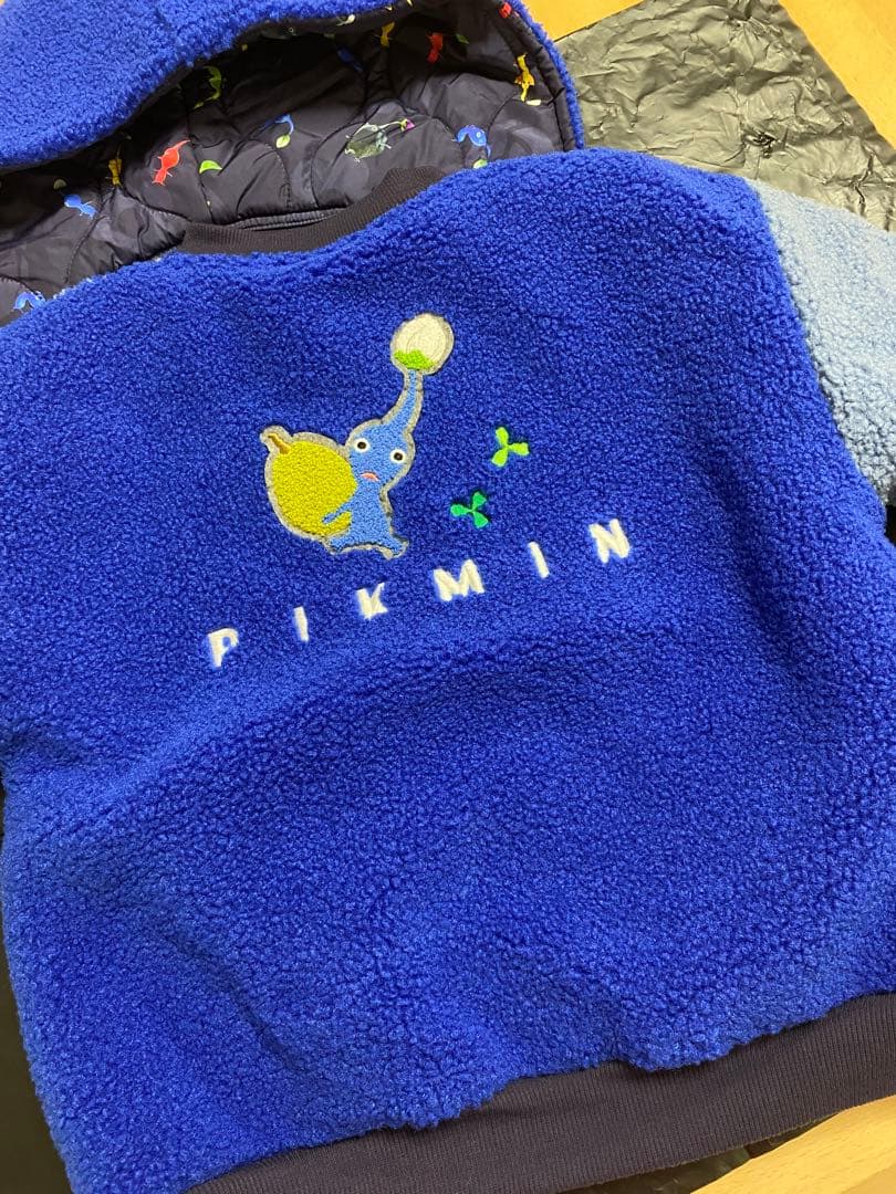 BREEZE ブリーズ コラボ ピクミン リバーシブルボアブルゾン　120cm