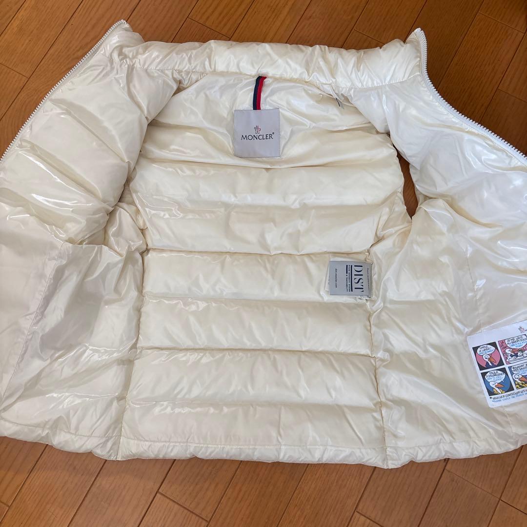 MONCLER アイボリー ダウンベスト サイズ2
