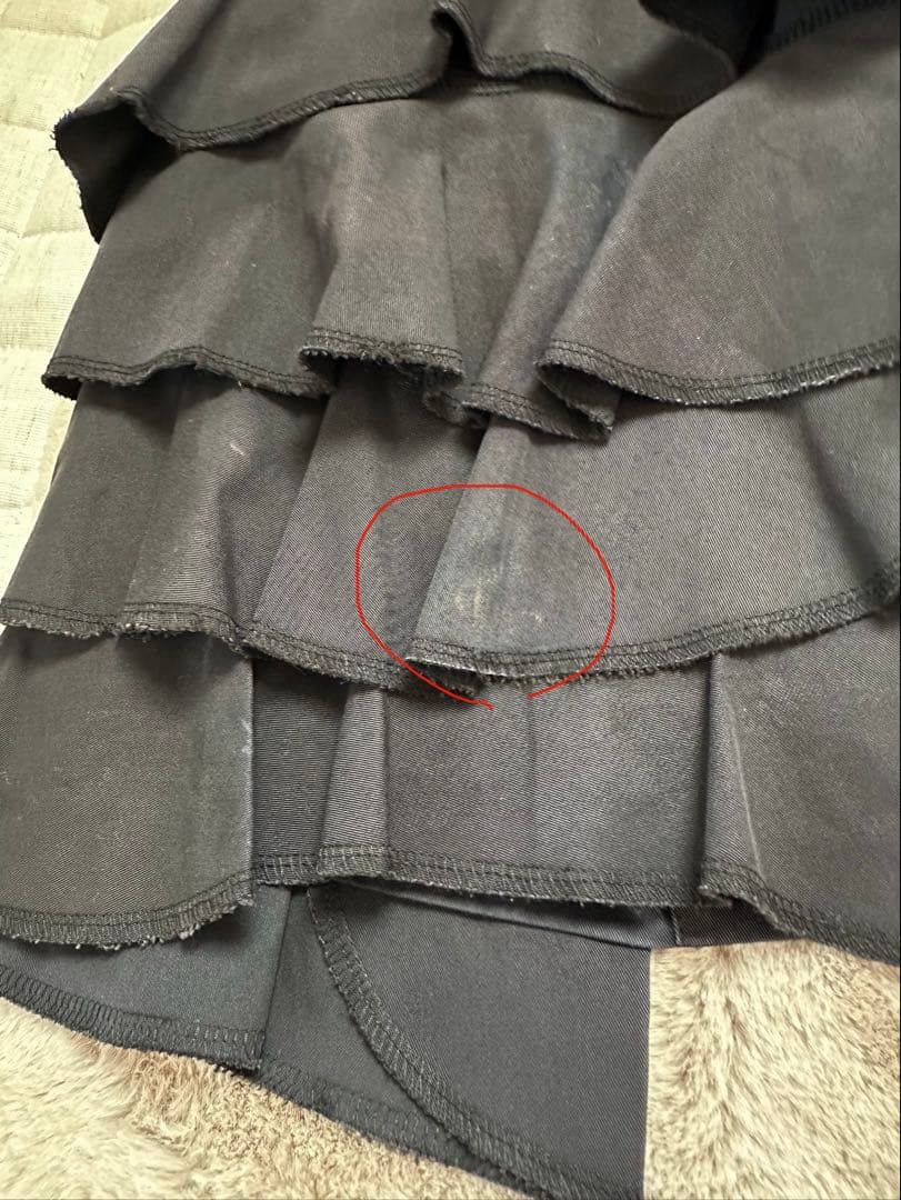 コムデギャルソン巻きスカート