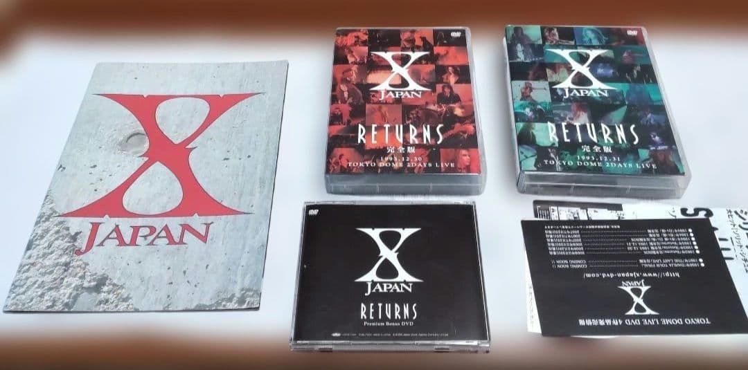 ＸJAPAN　コレクション　(DVD・Tシャツ・本)