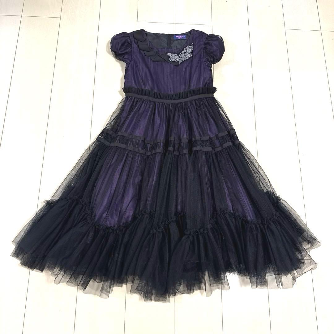 専用　ANNA SUI mini バラ刺しゅう重ねチュールドレス