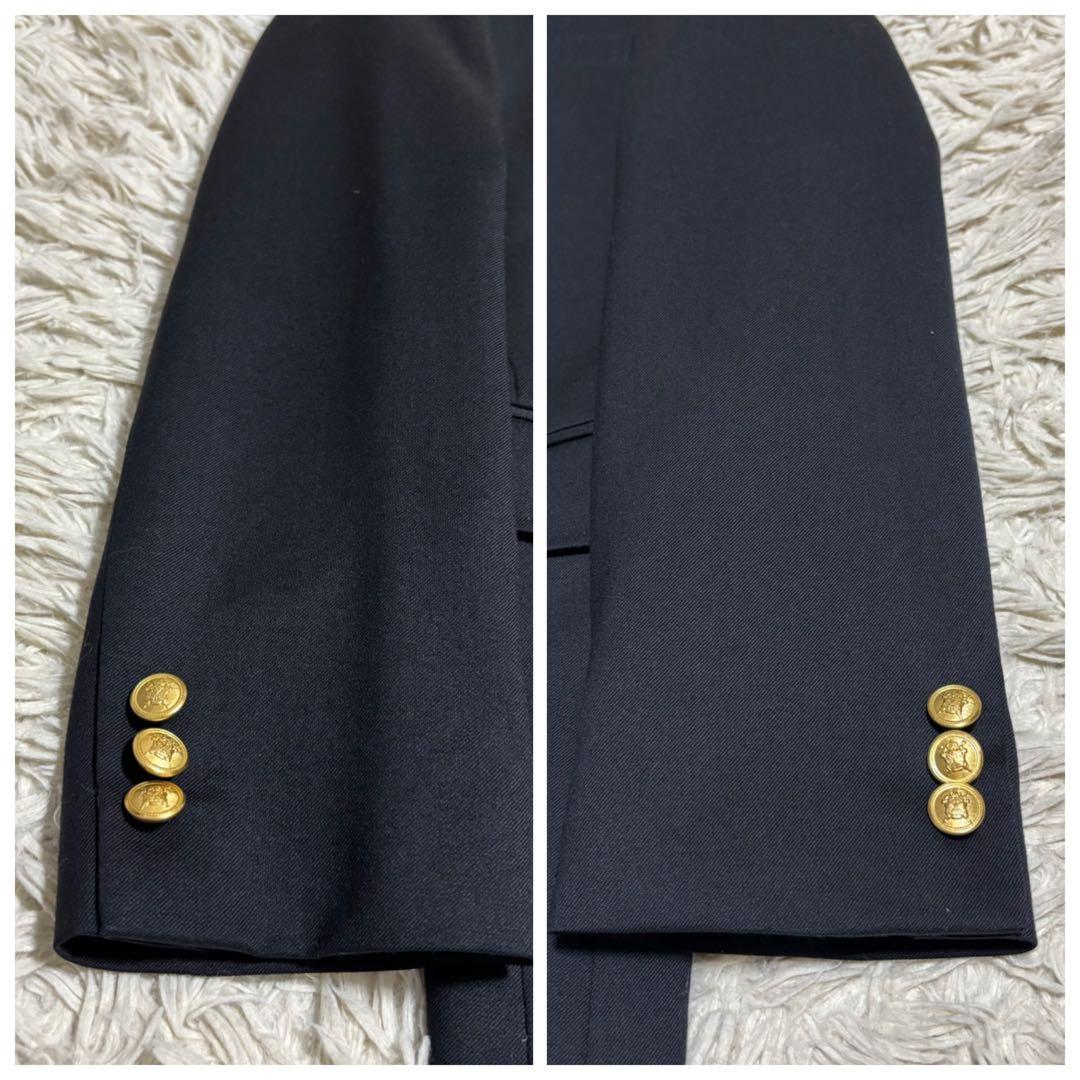 SHIPS テーラードジャケット 紺ブレ 金ボタン S 140cm相当