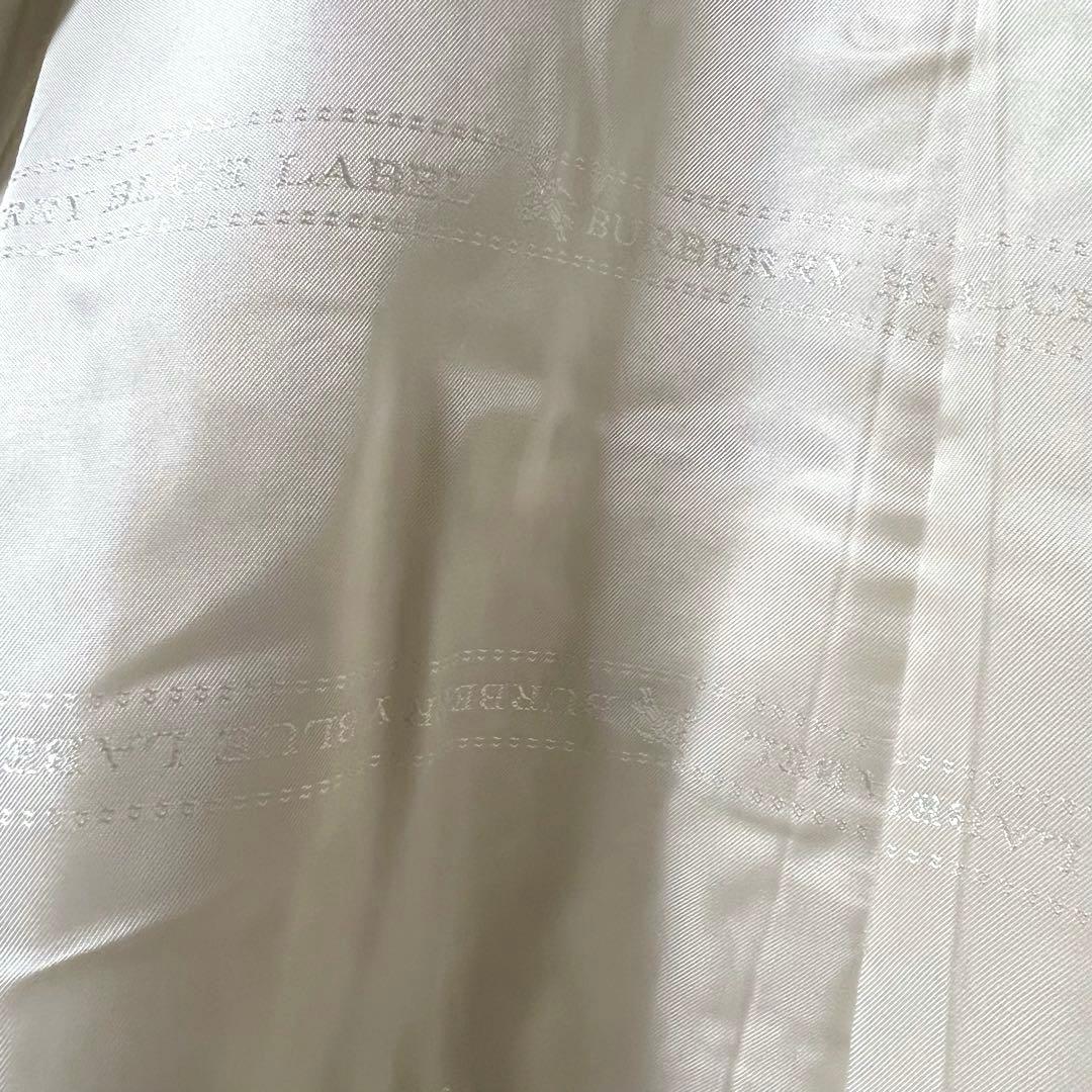 美品❤️シャドーチェック❤️バーバリーブルーレーベル コート Aライン 白 38