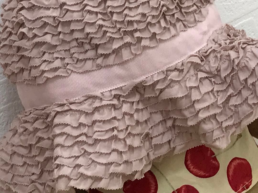 ★値下げ　未使用に近い　ワンダフルワールド　ピコフリル　帽子　ピンク