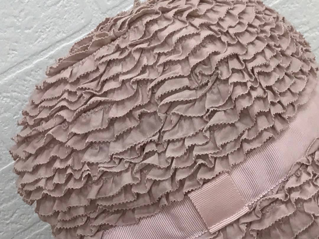 ★値下げ　未使用に近い　ワンダフルワールド　ピコフリル　帽子　ピンク