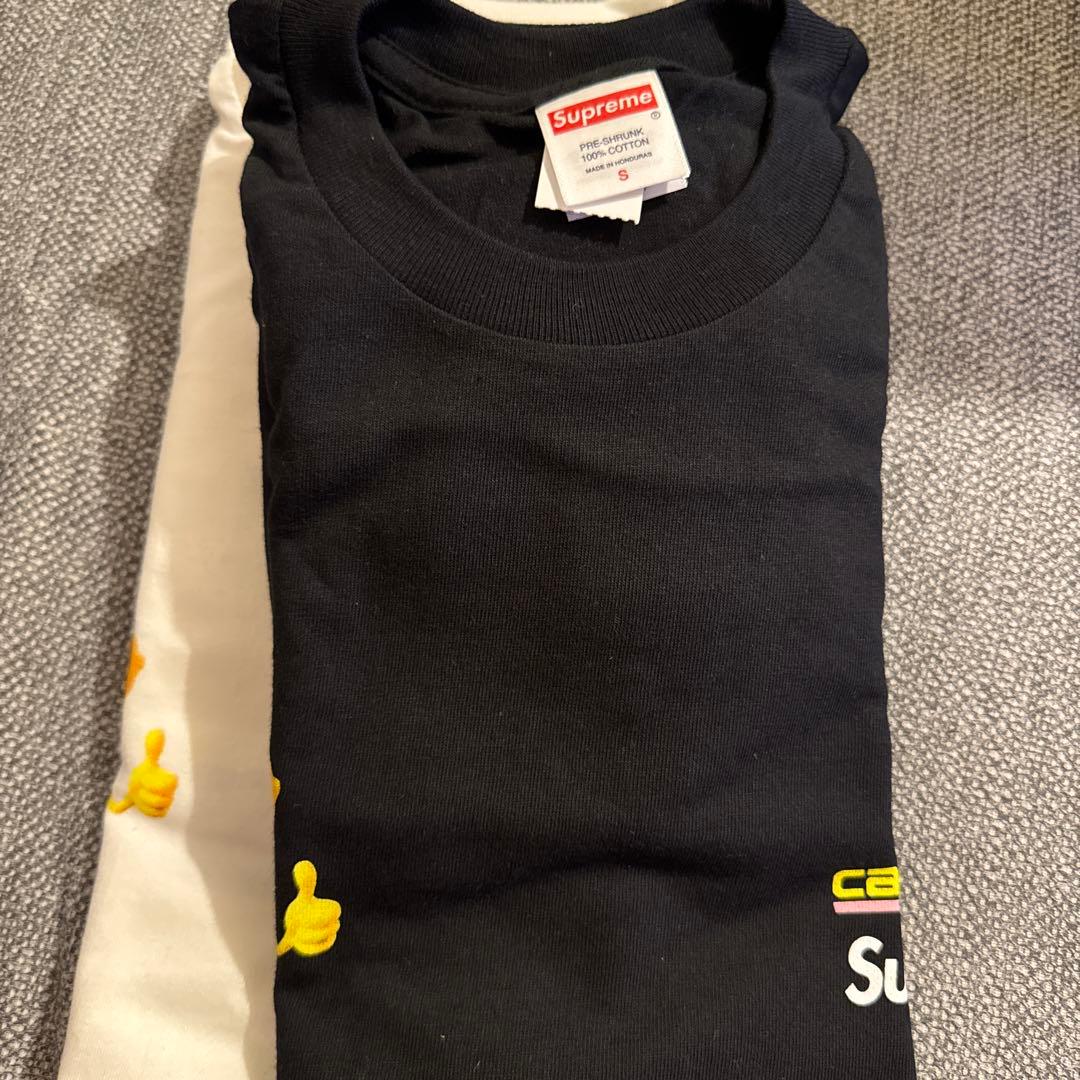 Supreme x SpongeBob Castelli L/S Tee 黒