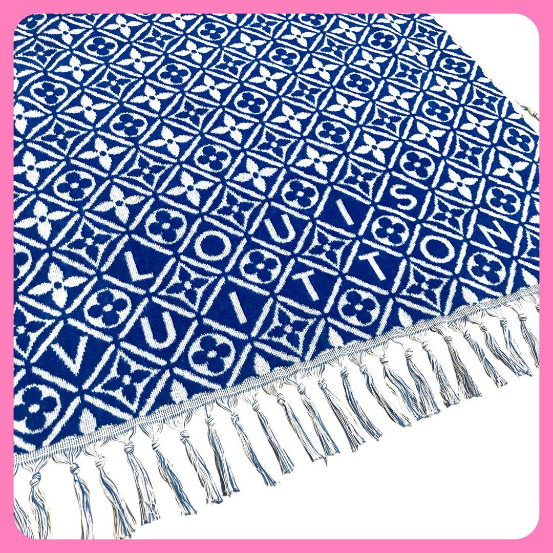 ルイヴィトン カープ プラージュ モノグラム フラワータイル タオル地 ビーチ