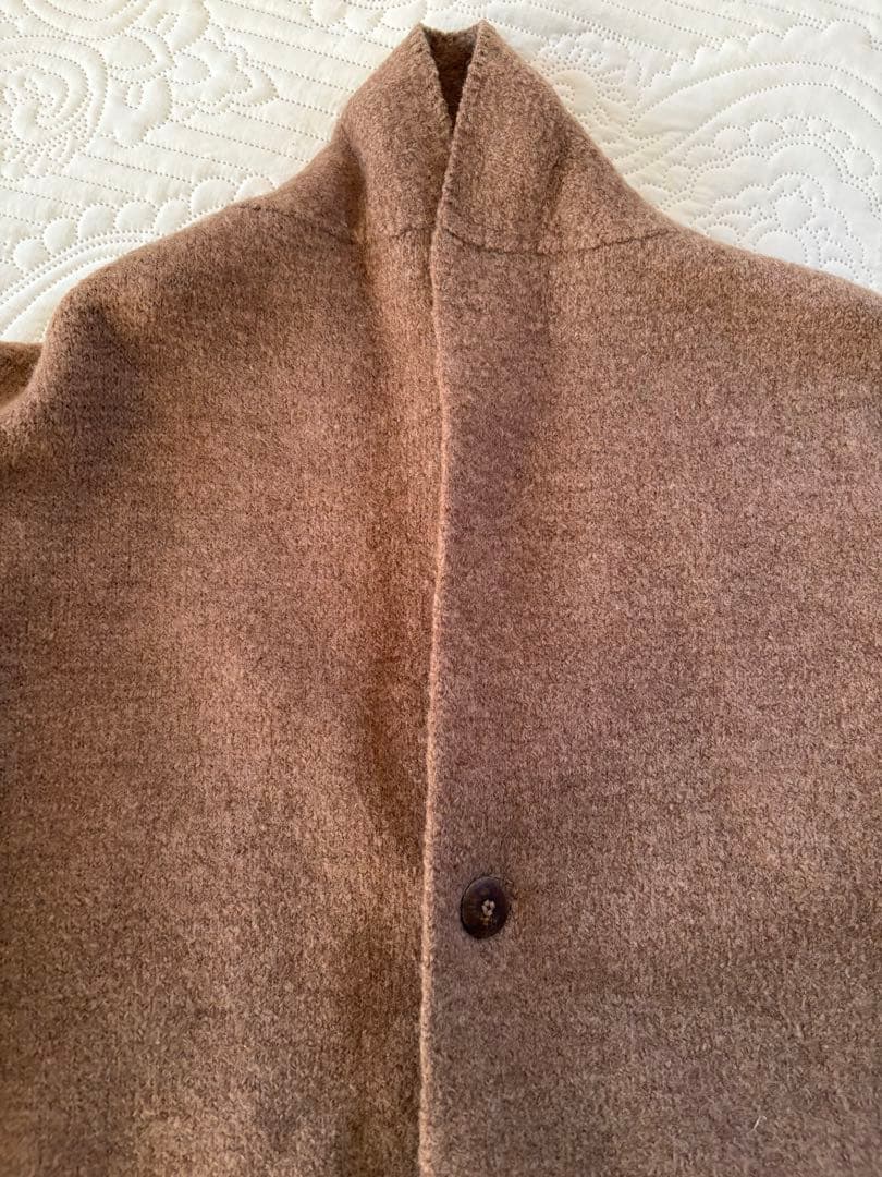 45R ブラウンベージュ ウールコート