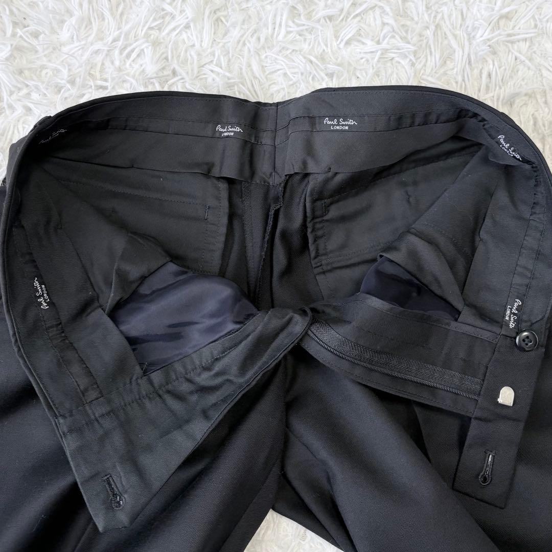 美品✨高級生地ロロピアーナ✨Paul Smith セットアップスーツ ブラックM