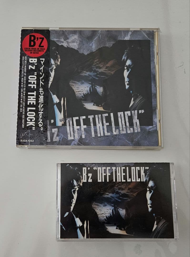 B'z OFF THE LOCK CDとカセットセット