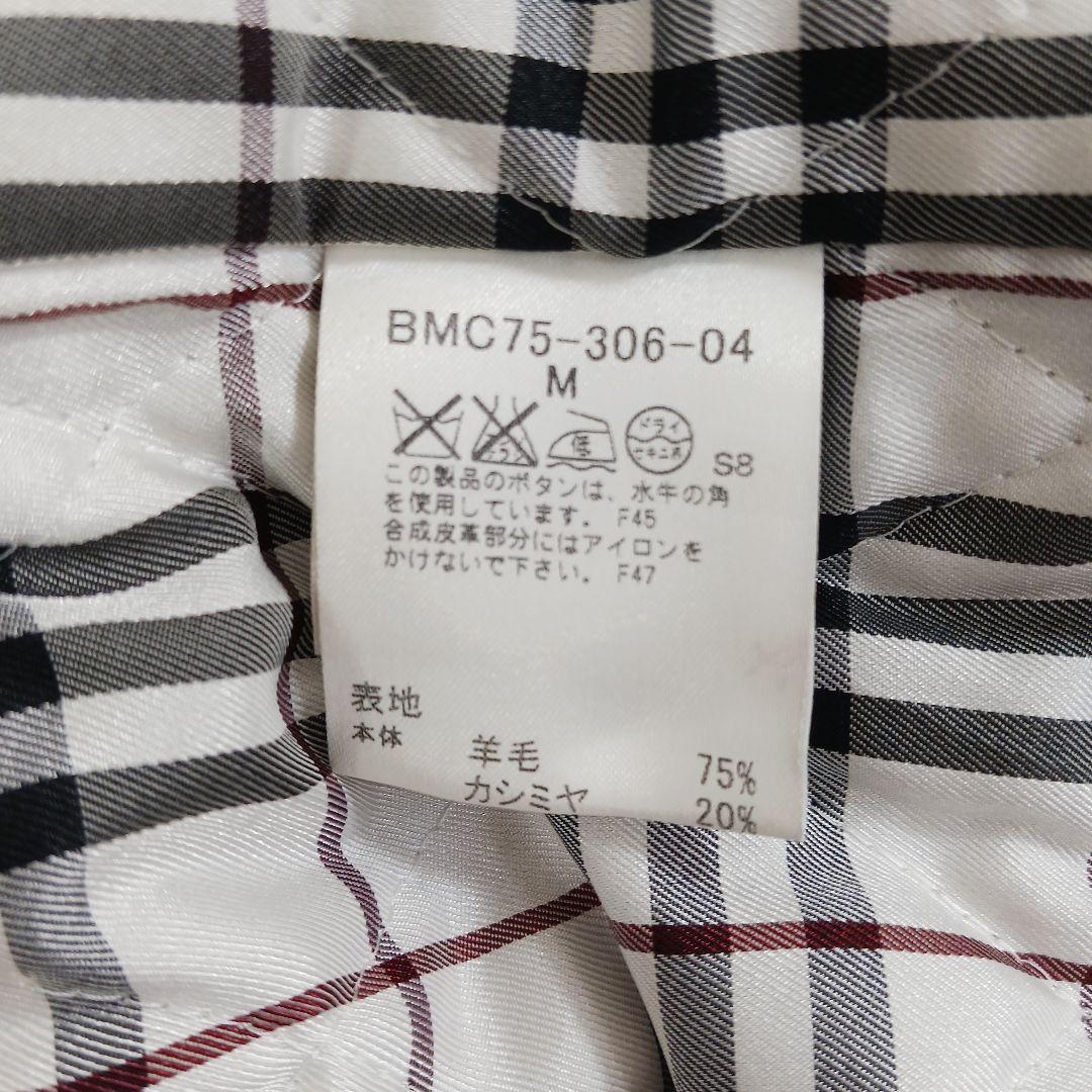 ✨美品✨バーバリーブラックレーベル　ダッフルコート　ノバチェック　カシミヤ混　M