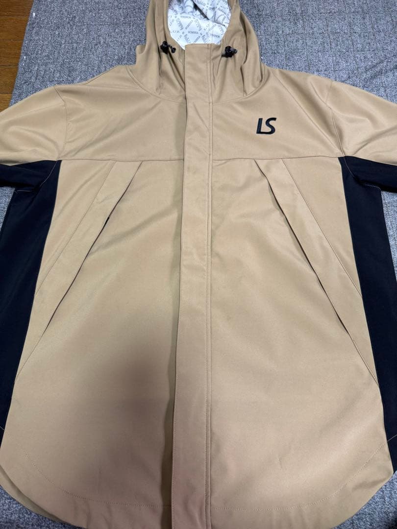 超美品！！LS フード付きウィンドブレーカー ベージュ　サイズ L