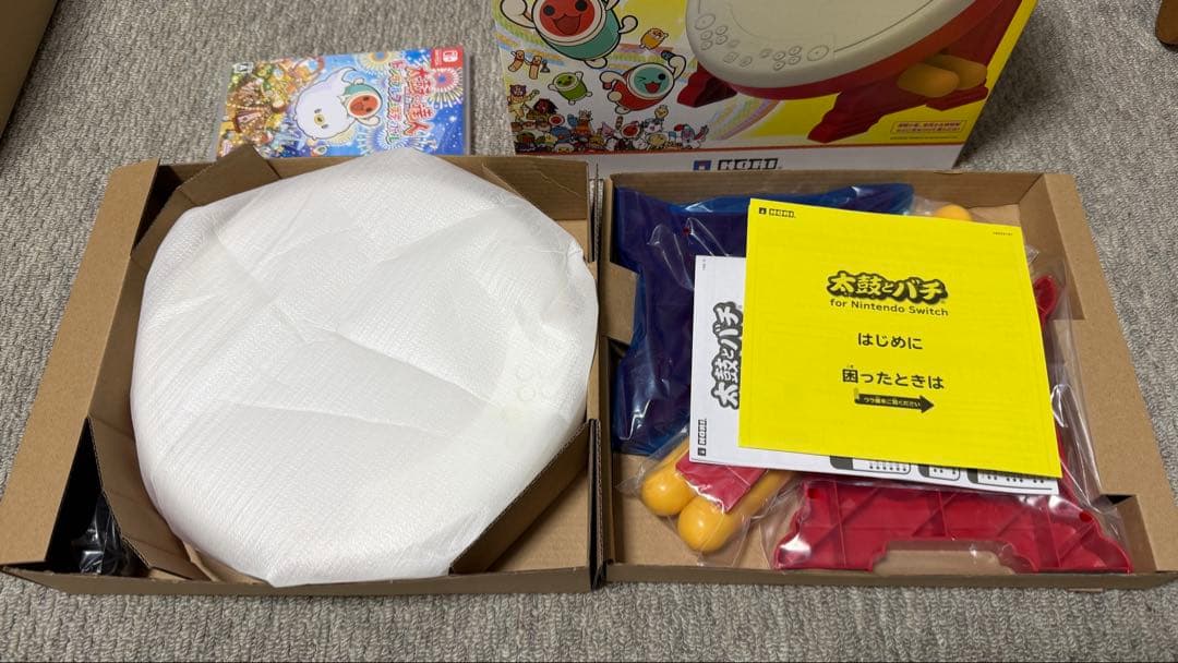 任天堂 Switch 太鼓の達人 ドンダフルフェスティバル　太鼓とバチセット