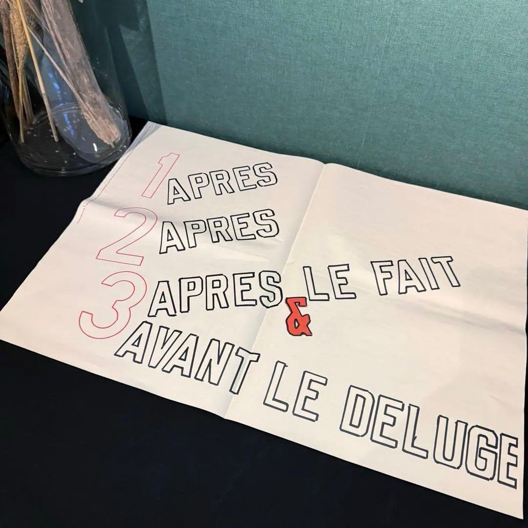 1998年発行美品LawrenceWeinerアート新聞ポスターAgnès b.