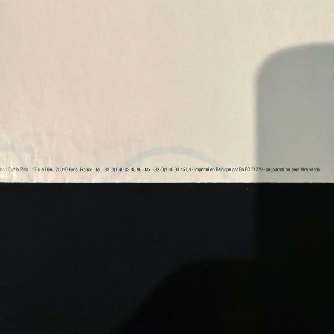 1998年発行美品LawrenceWeinerアート新聞ポスターAgnès b.