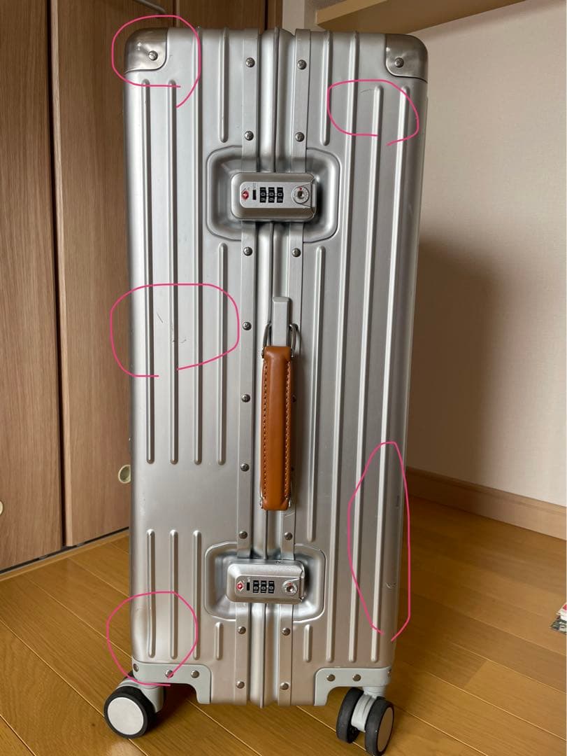 innovatorイノベーター　アルミスーツケース70L