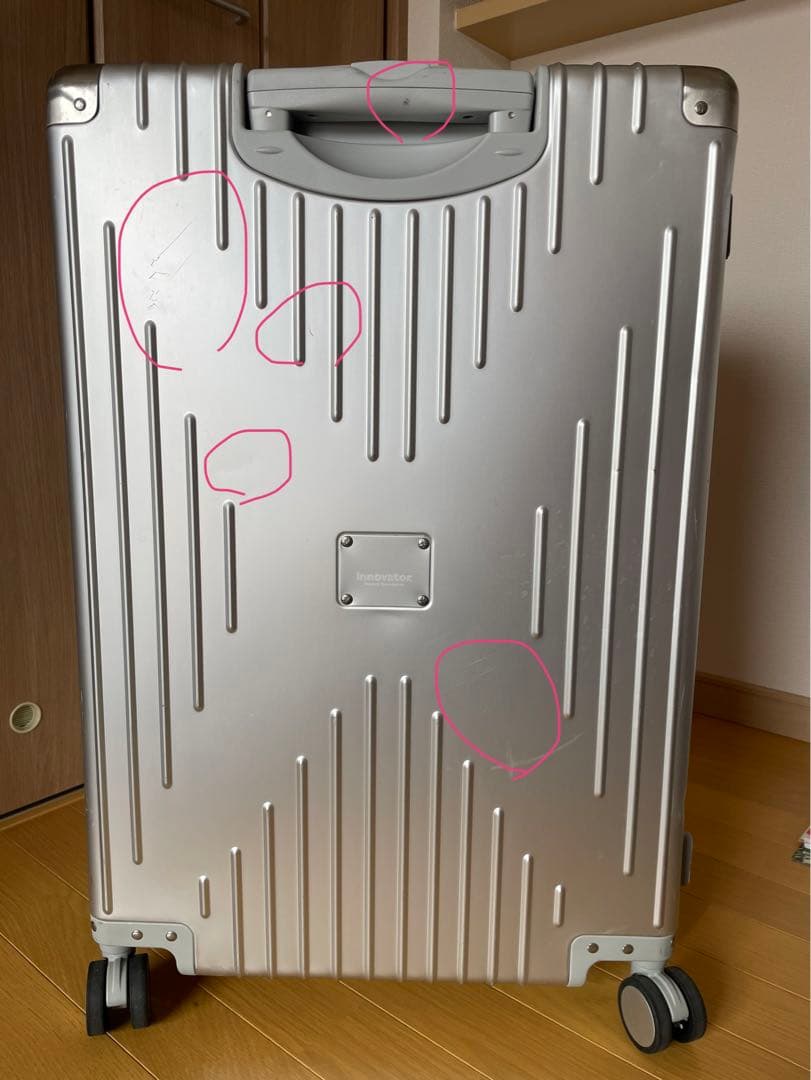 innovatorイノベーター　アルミスーツケース70L