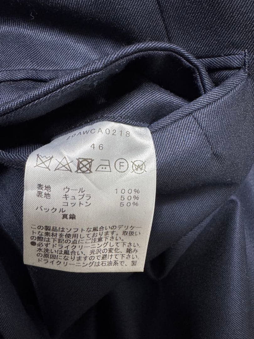 cantate カンタータ shiki スーツ セットアップ 20AW 紺 46