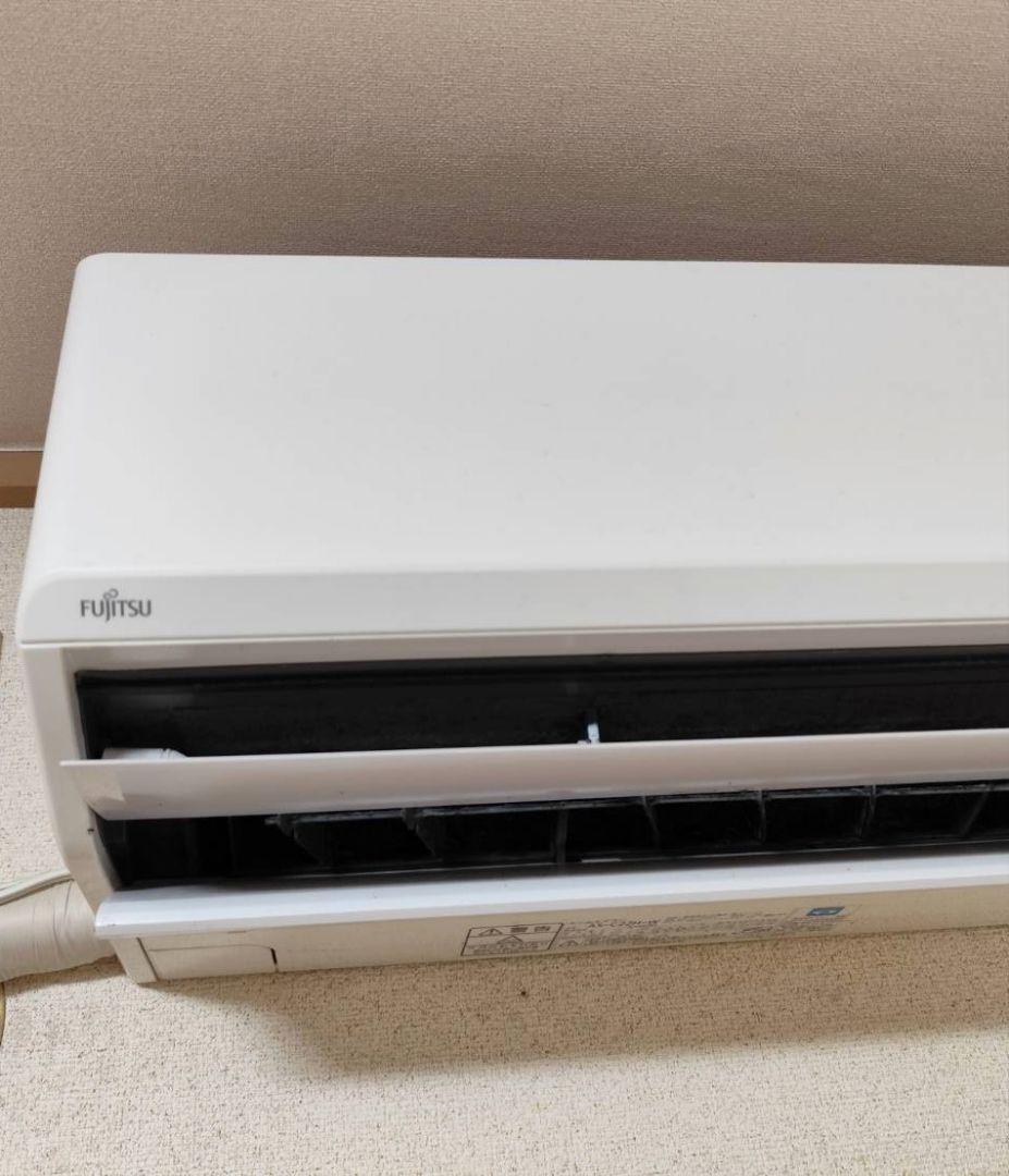 富士通 エアコン 室内機+室外機+リモコンセット売り 取説付き 2019年製