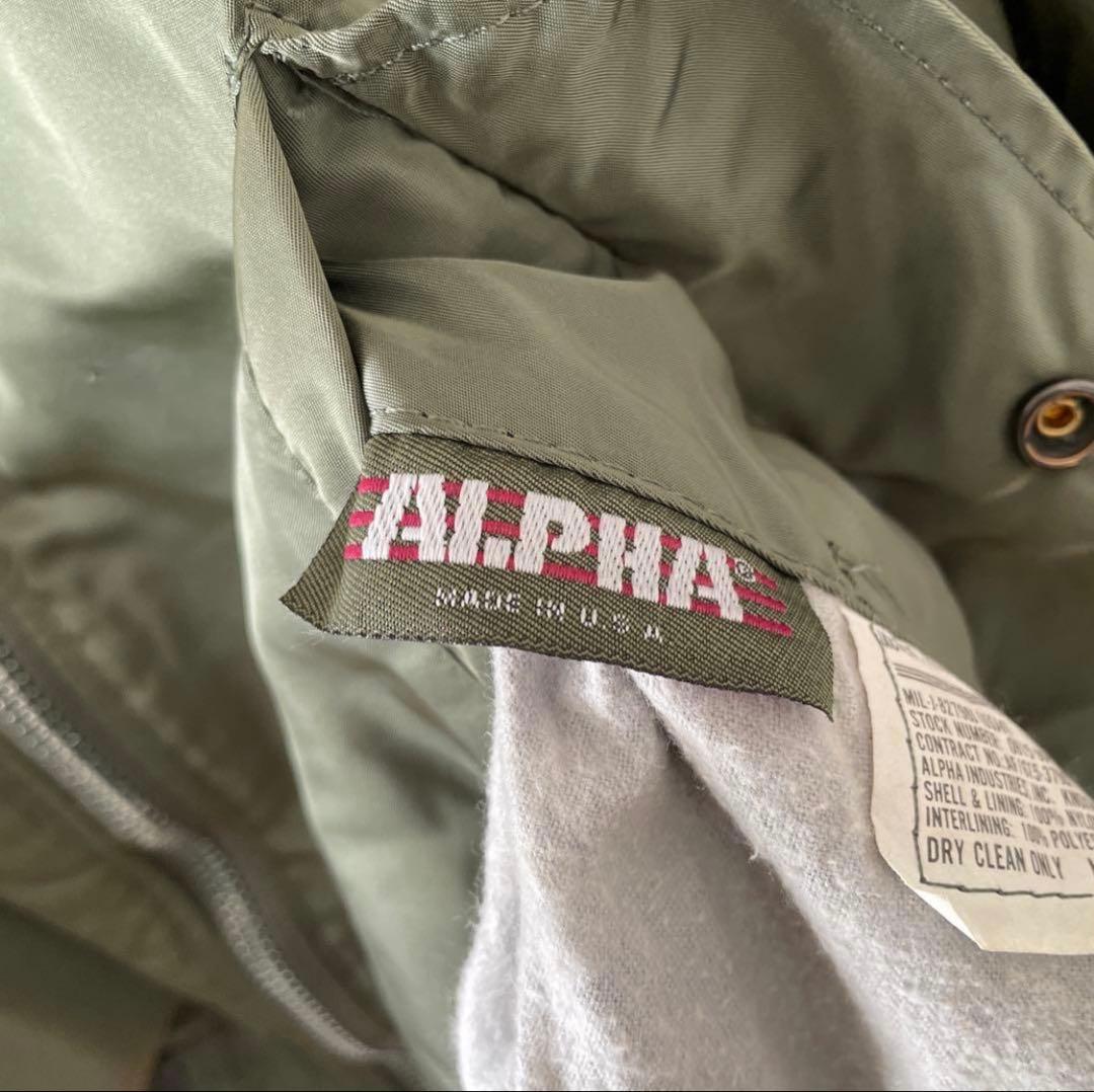 80~90年代 USA製 MA-1 アルファ社　alpha ma-1