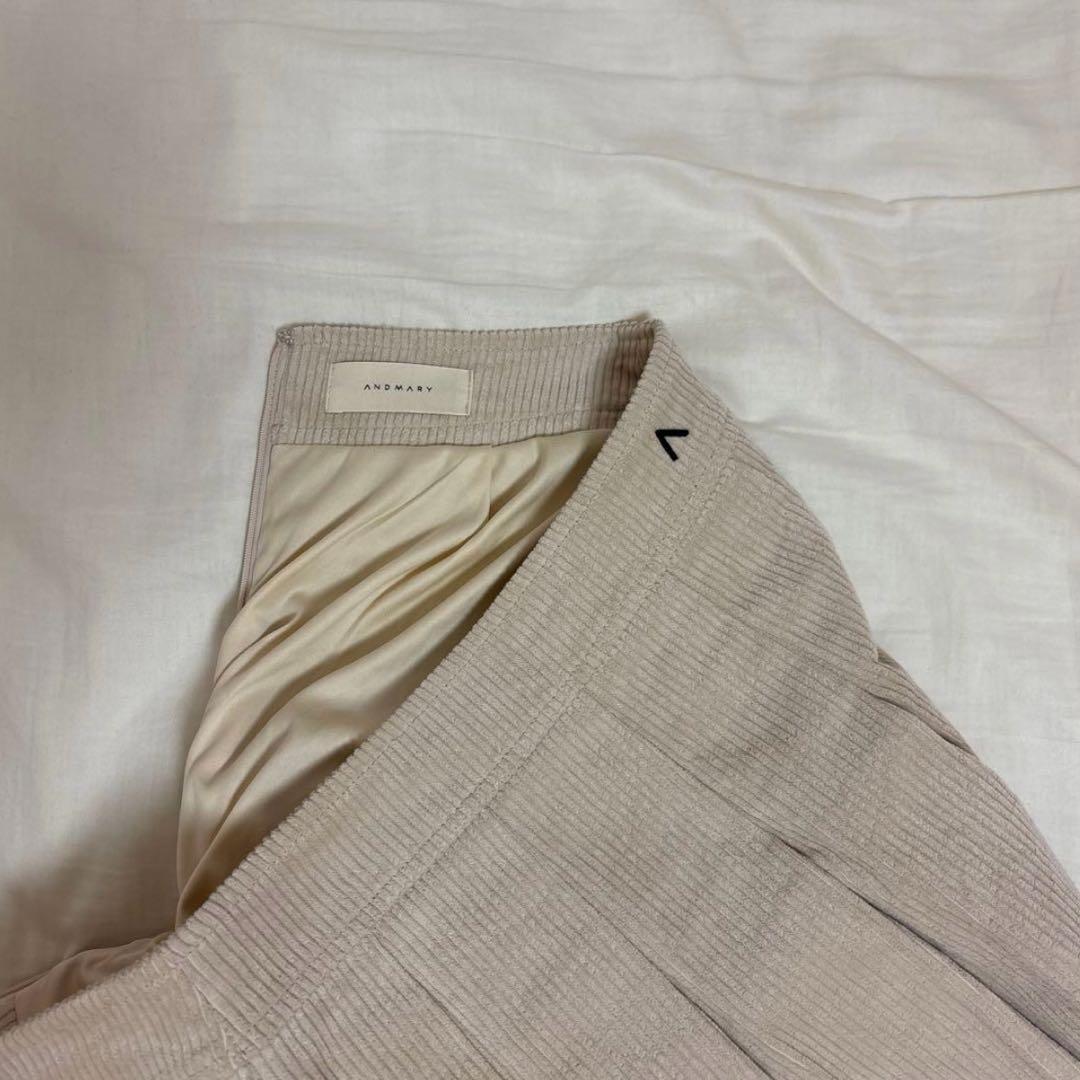 スカート ANDMARY Amanda pleats skirt