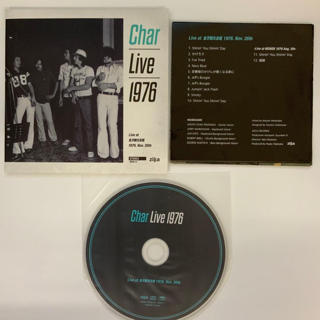 美品BonusBD付　Char Live 1976 初回限定［2CD+BD］