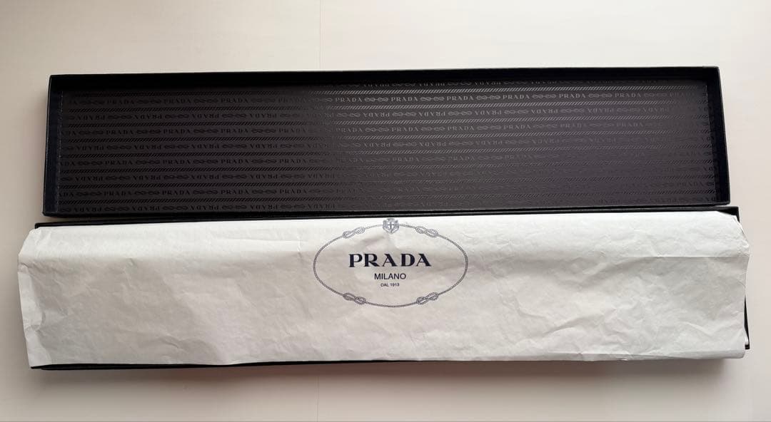 PRADA プラダ ナイロン×ナッパレザー グローブ