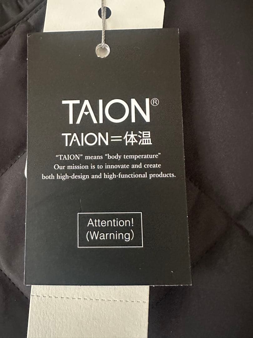 ★新品【TAION×UNFILO 】キルティングダウンジレ M