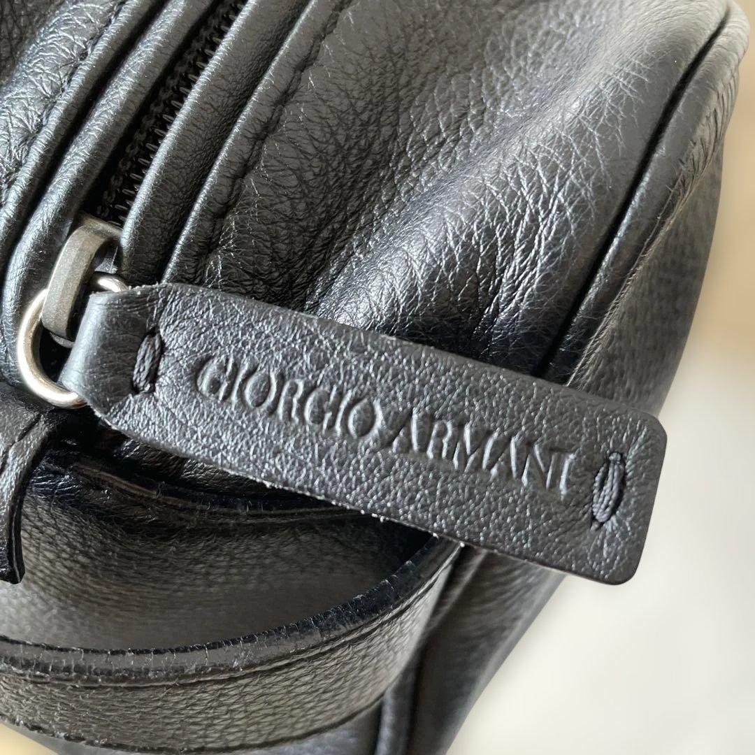 ジョルジオアルマーニ　セカンドバック　GIORGIO ARMANI 黒色