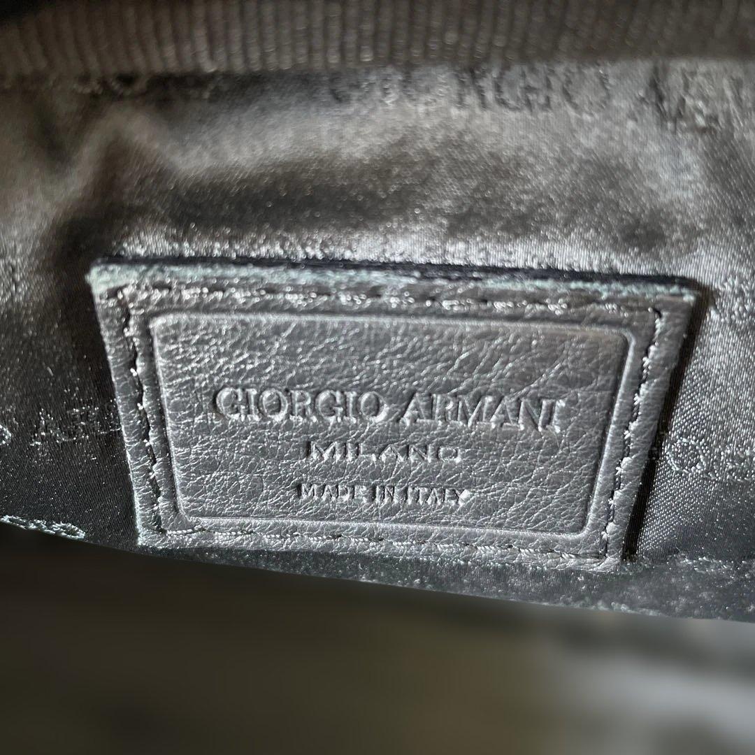 ジョルジオアルマーニ　セカンドバック　GIORGIO ARMANI 黒色