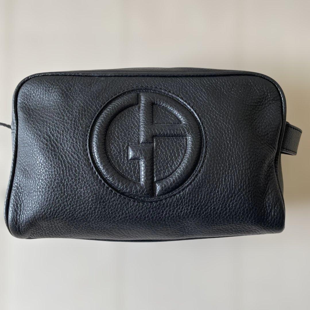 ジョルジオアルマーニ　セカンドバック　GIORGIO ARMANI 黒色