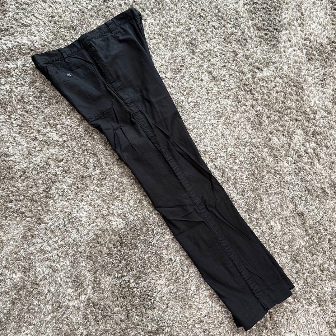 Y's ブラック フレアスラックス サイズ3 サイドライン　y2k