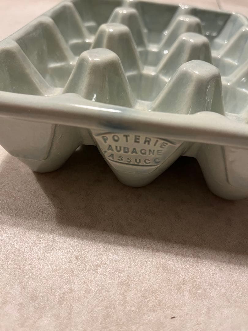 フランス　陶器　エッグカップ　卵　卵置き