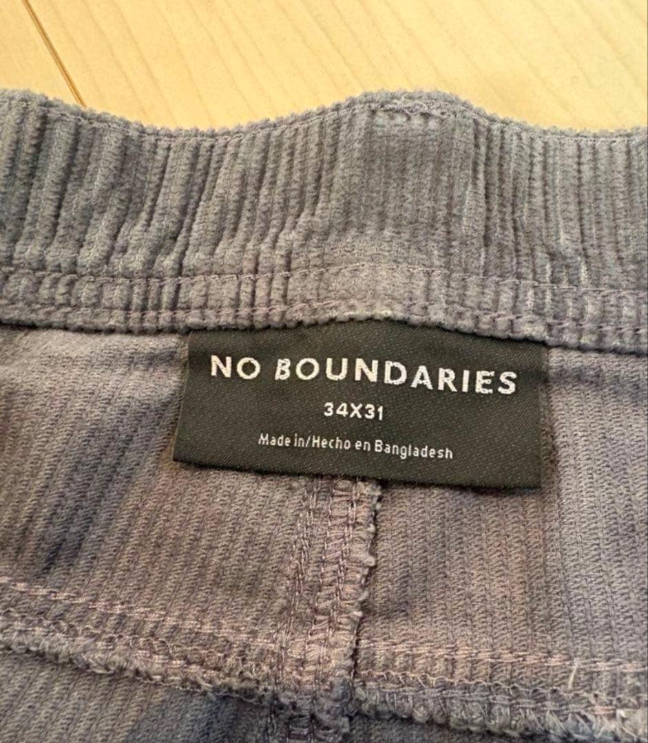 no boundaries ノーバウンダリーズ コーデュロイ34✖️31