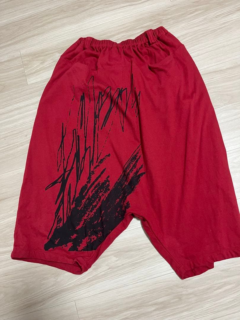 センソユニコ赤 グラフィックプリント パンツ