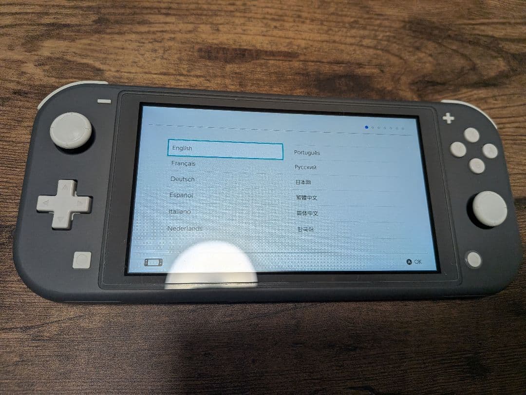任天堂スイッチライト 本体グレー 充電器付き 初期化済　★即日発送★