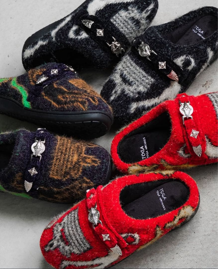 靴 Knit Slip-On TOGA x SUBU