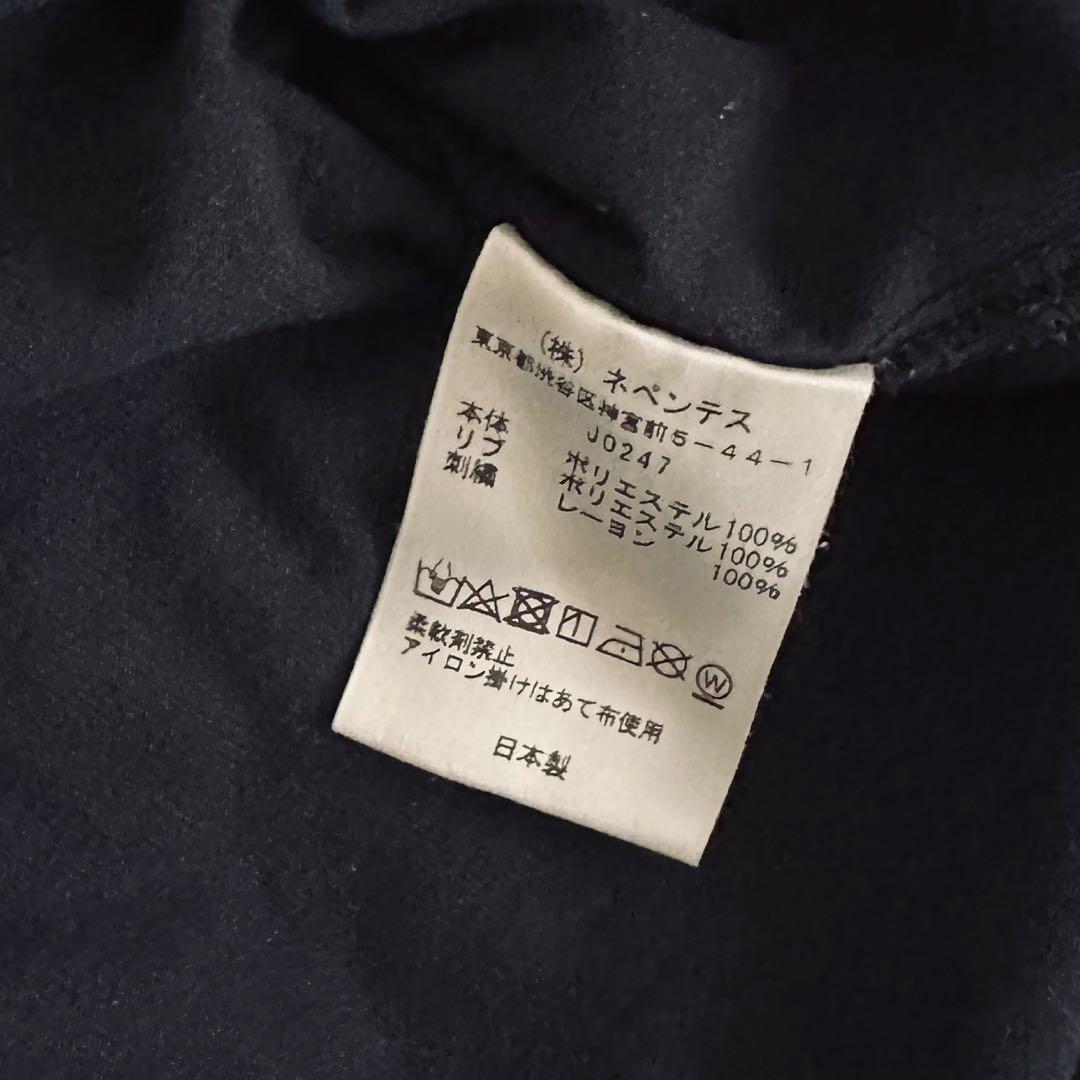 【美品ニードルス】黒ロンT MOCK NECK TEE -POLY JERSEY