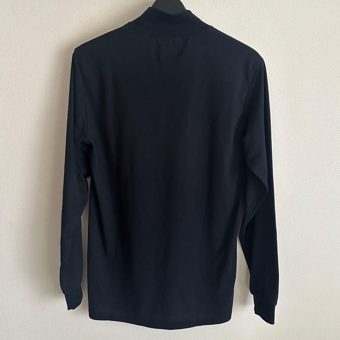 【美品ニードルス】黒ロンT MOCK NECK TEE -POLY JERSEY