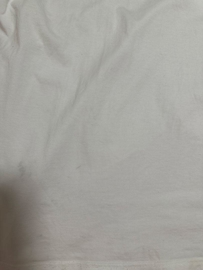 Supreme ホワイト ロゴ長袖カットソー