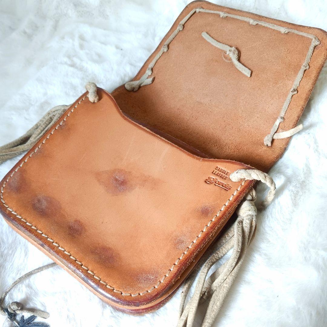 ビンテージ　goro's　ゴローズ　メディスンバッグ　バイカー　コンチョ