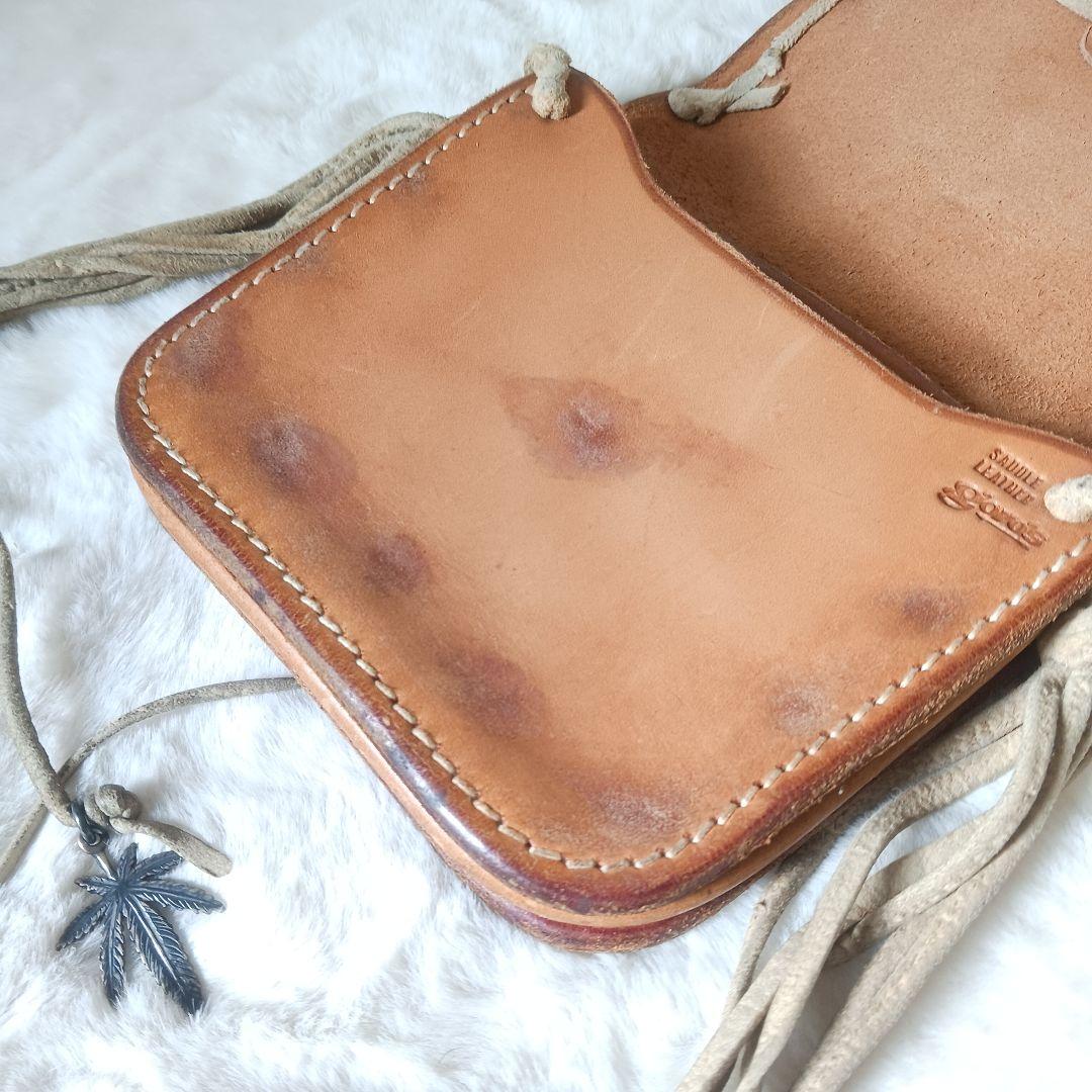 ビンテージ　goro's　ゴローズ　メディスンバッグ　バイカー　コンチョ