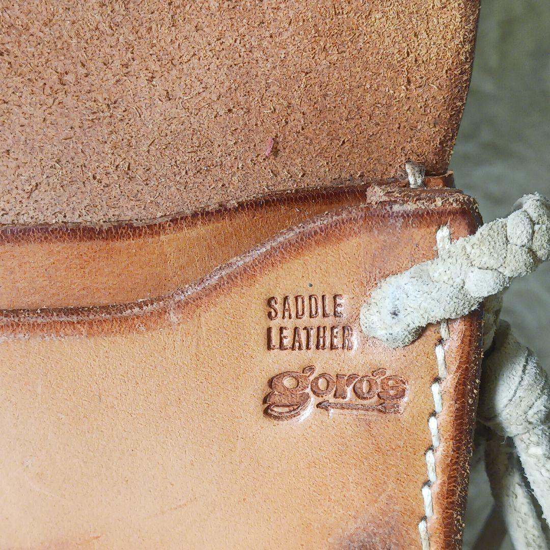 ビンテージ　goro's　ゴローズ　メディスンバッグ　バイカー　コンチョ