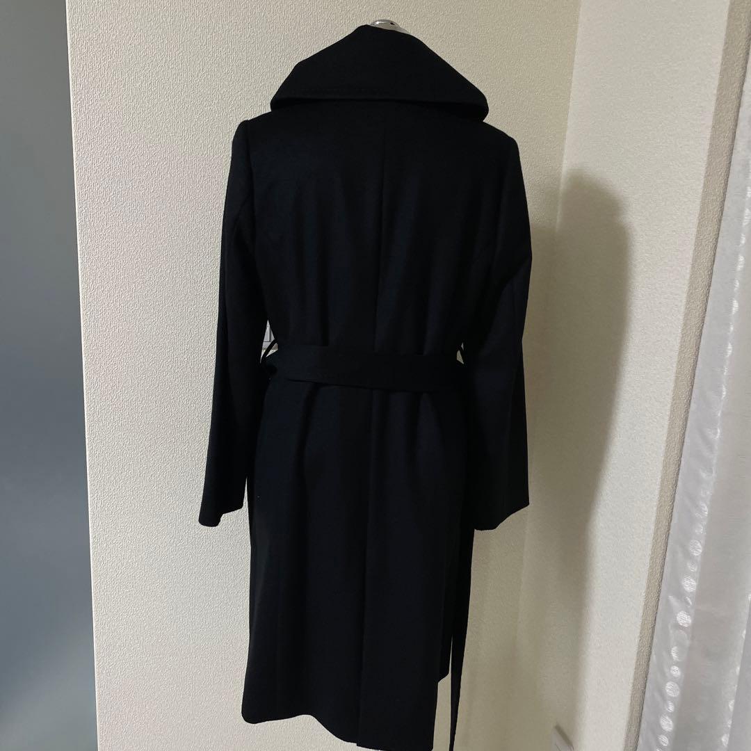 INEDイネド　ベルト付きカシミヤロングコート　美品
