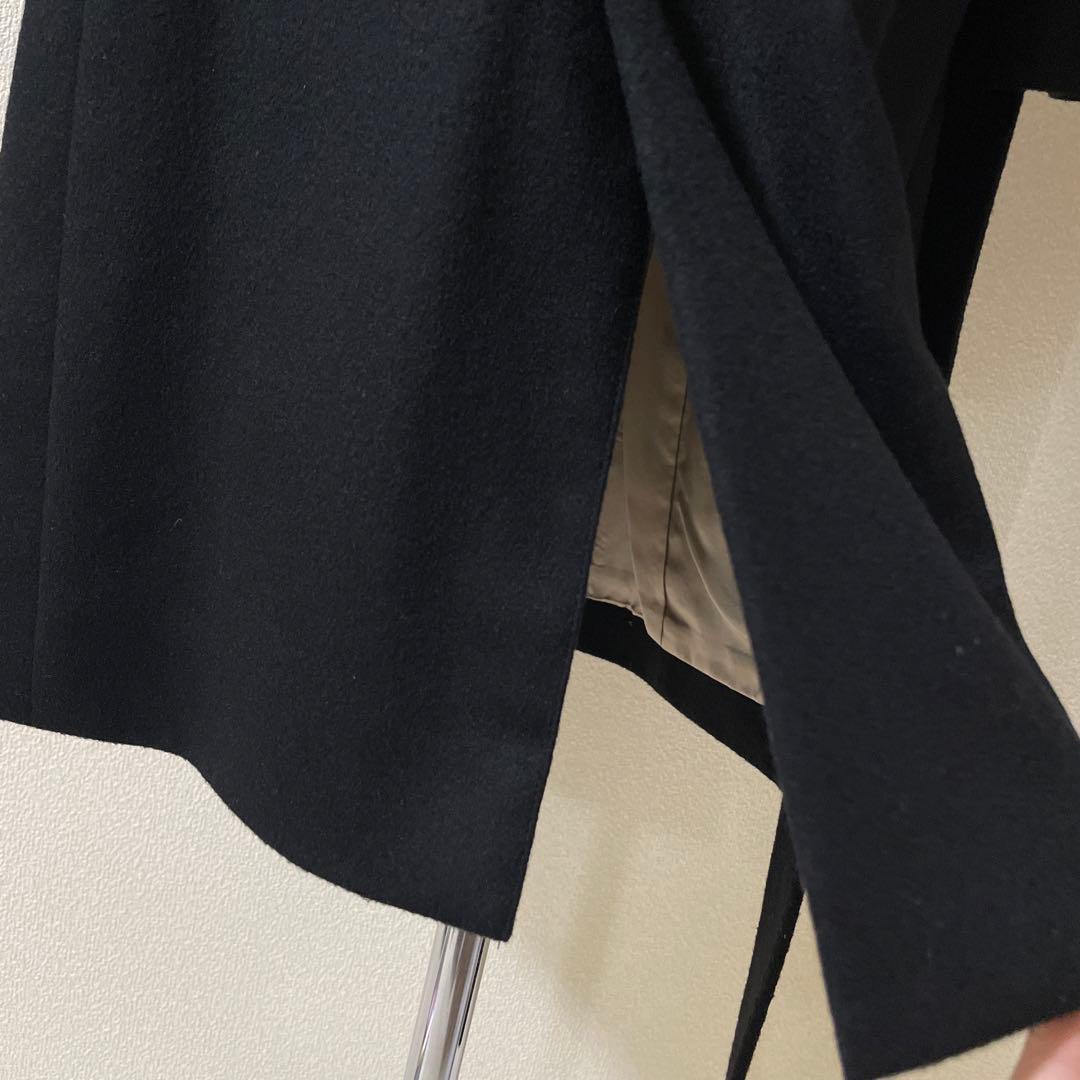 INEDイネド　ベルト付きカシミヤロングコート　美品