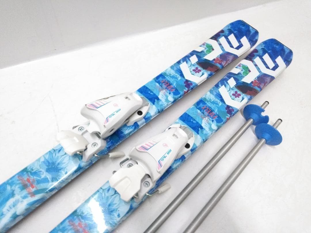 ジュニアスキー4点セット 男の子 B×B 138cm カザマ 21cm