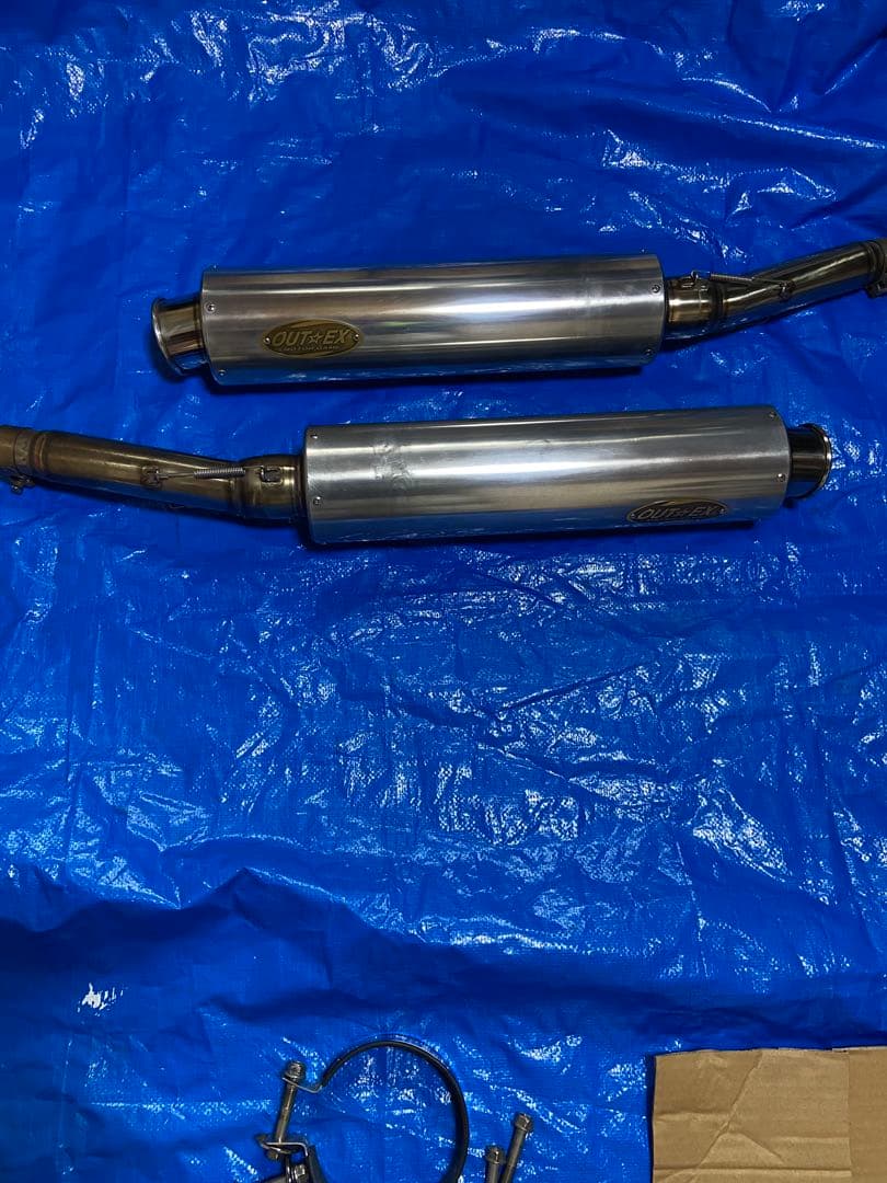 OUTEX ステンレススチール マフラー　ＺＺＲ1200用