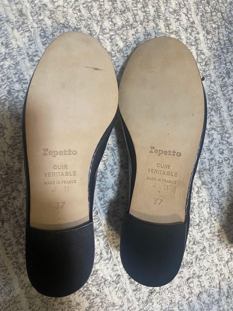 Repetto 黒 フラットシューズ 37